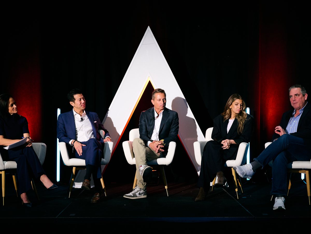 Panel on stage at Affiliate Summit West